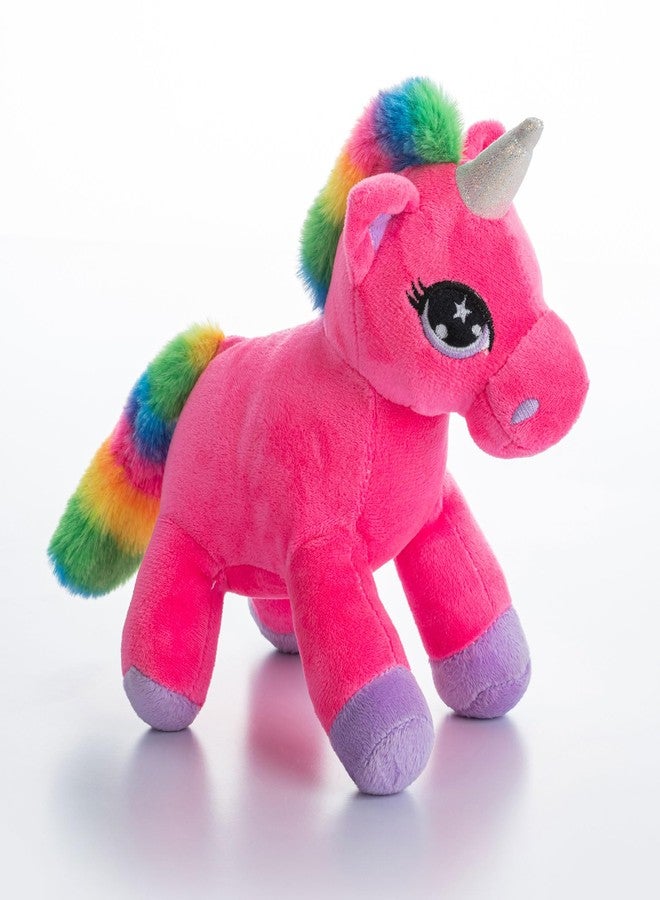 Dimpy Stuff Unicorn Soft Toy - Unicorn 24cm (9") - Huggably Soft Comfort Plush Nursery Decor All Ages - Image 1